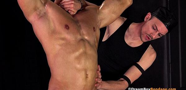  Hot Muscle Stud Submits to Hardcore BDSM Bondage Top - DreamBoyBondage.com